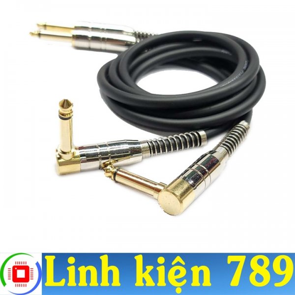 Dây jack 6 ly ra 6 ly cong dài 1m (2 dây)